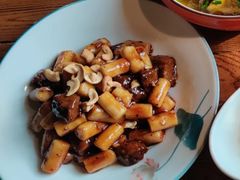 年糕炒羊仔粒-蔡阿水羊肉店