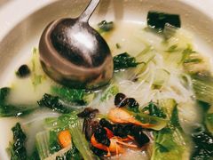 青菜肉圆粉丝汤-老头儿油爆虾(星光一期店)