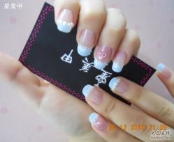 水晶法式-星美甲