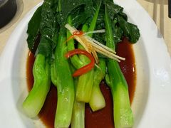 白灼广东芥兰-香港池仔记肠粉王(博多新记襄阳南路店)