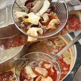 💥螺蛳粉牛杂火锅♨️，正宗柳州风味[色]，新鲜牛杂🐂碰上螺蛳汤底