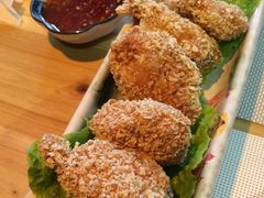 炸鸡块-山色柴火烤披萨·原切牛扒
