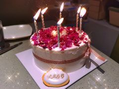荔枝玫瑰蛋糕-半勺舒舒生日蛋糕店