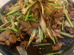 葱爆羊肉-晋阳饭庄(虎坊桥店)
