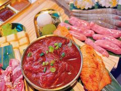招牌拌瘦牛-聚十三烤肉博物馆(魔都首店)