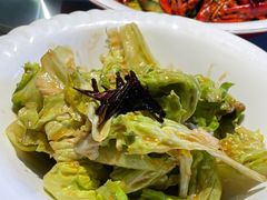 炝生菜-郑东靓靓虾馆·金牌油焖大虾(天泽街店)