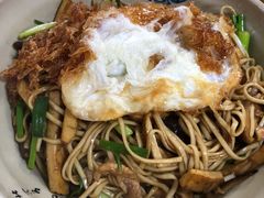 肉丝拌川加青菜加大排-无名氏面馆(邮电路店)
