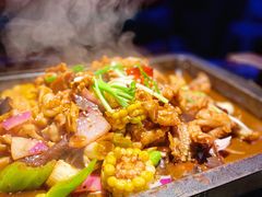 黑椒耗油味炭烧牛蛙平锅-蛙来哒(东城万达店)