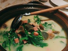 豌豆尖皮蛋汤-上荔晶·土菜馆(古田店)