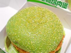 绿仙仙植物鸡肉堡-德克士(崂山百货店)