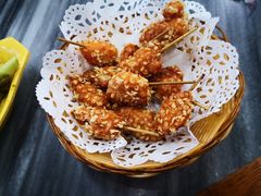 炸牙签肉-黄师奶甜品店
