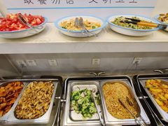 自助取餐区-鹈鹕素食餐厅自助餐部(正阳街店)