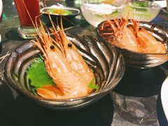 生吃的加拿大牡丹虾-半岛翡丽海鲜自助餐厅(观风亭店)