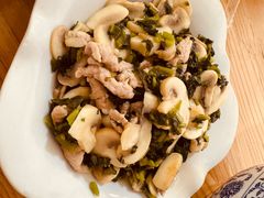 雪菜蘑菇肉片-素勤饮食店(城头巷店)