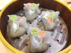 蝶兰鲜虾豆面饺-中山国际酒店中餐厅