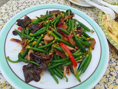 黄瓜花黑木耳炒腊味-天然居(伦教店)
