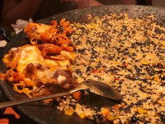 铁板蟹子炒饭-春熙台韩国料理·章鱼肥牛(西丽店)