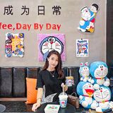 💙沉浸式哆啦A梦主题 蓝胖子陪我喝咖啡 