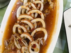 香辣鱿鱼-华圆美食-老蓬莱菜(蓬港路店)