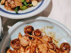 鲜口蘑烧芦笋-北平盛世·新京菜·北京烤鸭(劲松·双井店)