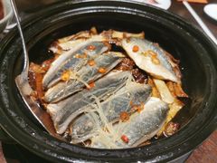 虾酱颈肉蒸济州岛油带鱼-杭州西子湖四季酒店·金沙厅