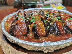 铁板烧汁茄子-金穗园·砂锅粥.醉鸡煲火锅(长寿路店)