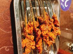 特色碳烤羊肉串-老兰家传统烧烤炒菜泡馍(小南门店)