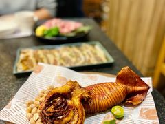 冰竹鱿鱼-草家酱蟹炭火烤肉店(珲春南路一店)