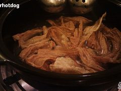 炸腐竹-润园四季椰子鸡火锅(海上世界店)