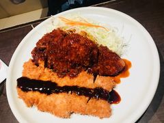 双拼炸猪排套餐-矢场猪(名古屋站三井楼北馆店)