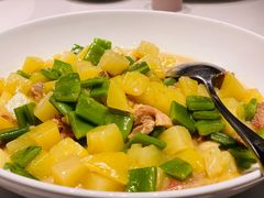 土豆芸豆炖脂渣-锦顺海鲜•口味菜(李村店)