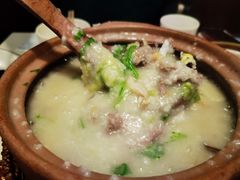 窝蛋牛肉粥-火齐潮汕砂锅粥(五道口店)