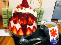 草莓牛乳冰-WONDER ICE 萬得冰田(建設路总店)