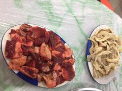 肉筋&nbsp;蘑菇-金达莱烧烤(黎明南街店)