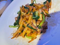 青菜肉丝炒宁波手打年糕-桂满陇天书(南京德基旗舰店)