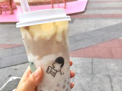 芋泥波波茶2.0-喜茶(广州番禺奥园广场店)