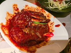 -草家酱蟹炭火烤肉店(珲春南路一店)