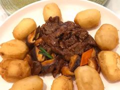 脆皮鲜奶拼蚝油牛肉-和记小菜(大宁店)