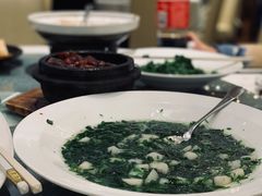 荠菜山药烩鳕鱼-汤记传菜(秀浦路店)