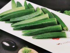 蒜蓉秋葵-粥六•新晋菜(柳巷店)