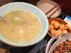 丝瓜蹄花汤-廖川菜(太阳宫店)
