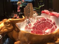 -海上明月海鲜火锅 鲜切牛肉