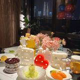 苏州浪漫湖景餐厅🍴居然可以布置生日场景[流泪]