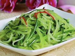 韭菜炒莴笋丝-唐伯虎新派湘菜馆(石夏时代广场店)