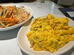 刺嫰芽煎土鸡蛋-关东小磨东北菜(漕河泾印象城店)