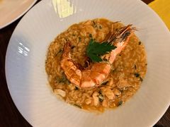 什锦海鲜风味烩饭配泰虾-Ponte 意大利餐厅