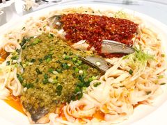 双椒鱼头拌刀削面-并州饭店·并萃阁