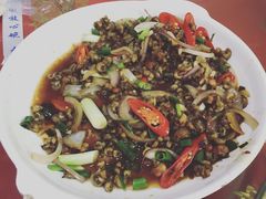 螺肉炒辣椒-云生海鲜楼