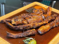 石头烤整根羊尾尖-蒙料·手把肉(望京店)