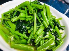 蒜泥空心菜-国生茶庄·地道农家菜团建活动